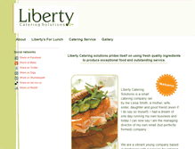 Tablet Screenshot of liberty-catering.co.uk